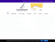 Tablet Screenshot of haus-albatros-ostsee.de
